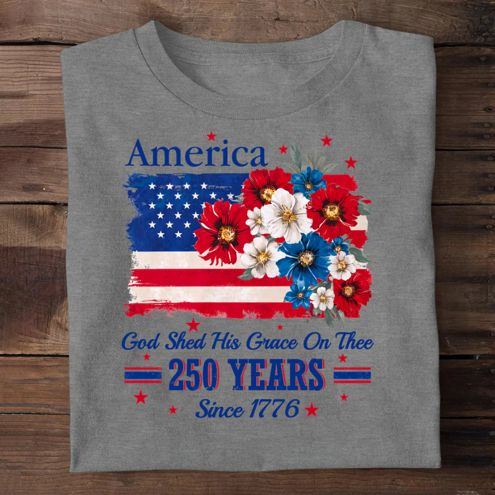 God Shed His Grace On Thee | 2D Unisex T-shirt
