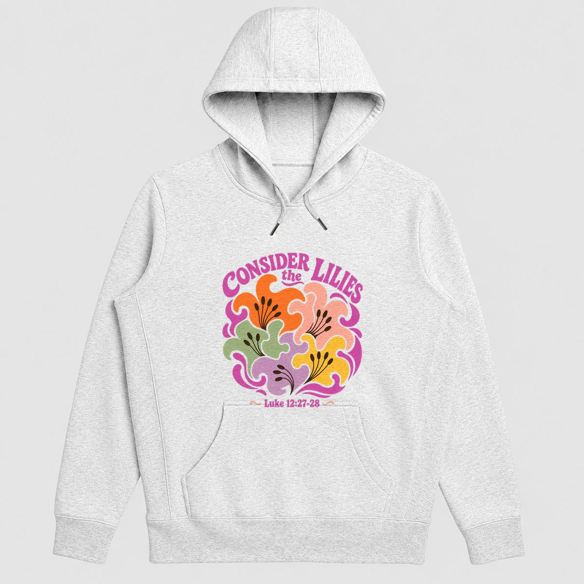 Consider The Lilies, Gift For Garden Lover | 2D Unisex Hoodie