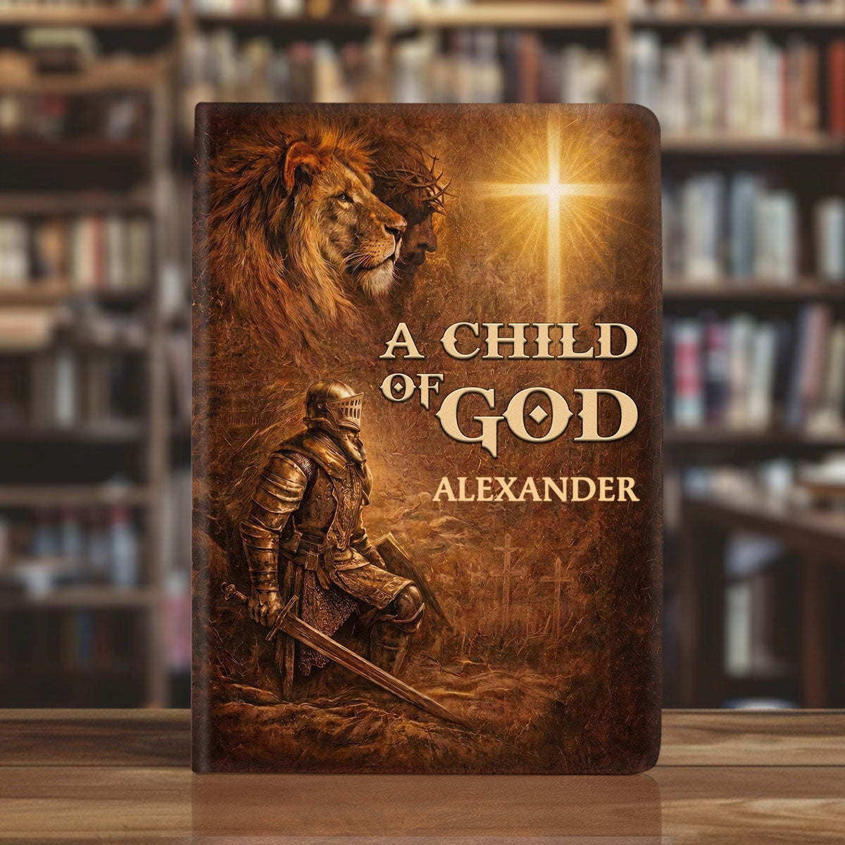 A Child Of God | Personalized Leather Cover Notebook