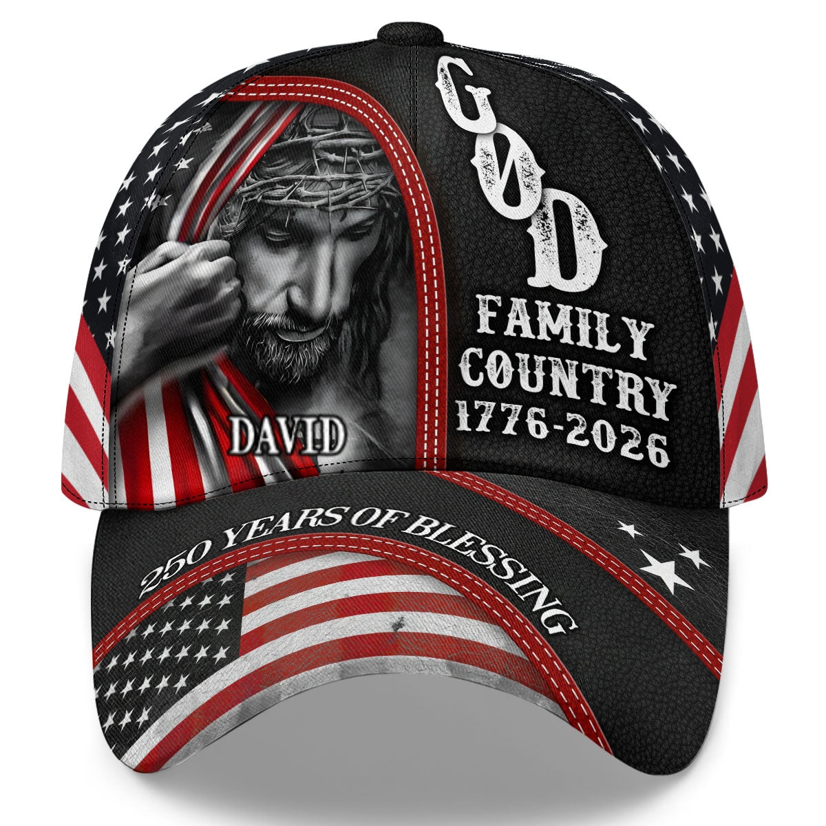 American Patriotic 250 Years Of Blessing God | Personalized Classic Cap
