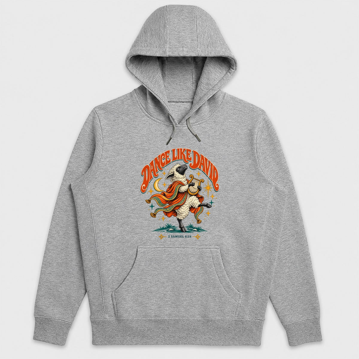 Dance Like David Sheep, Gift For Worship Leaders - 2D Unisex Hoodie