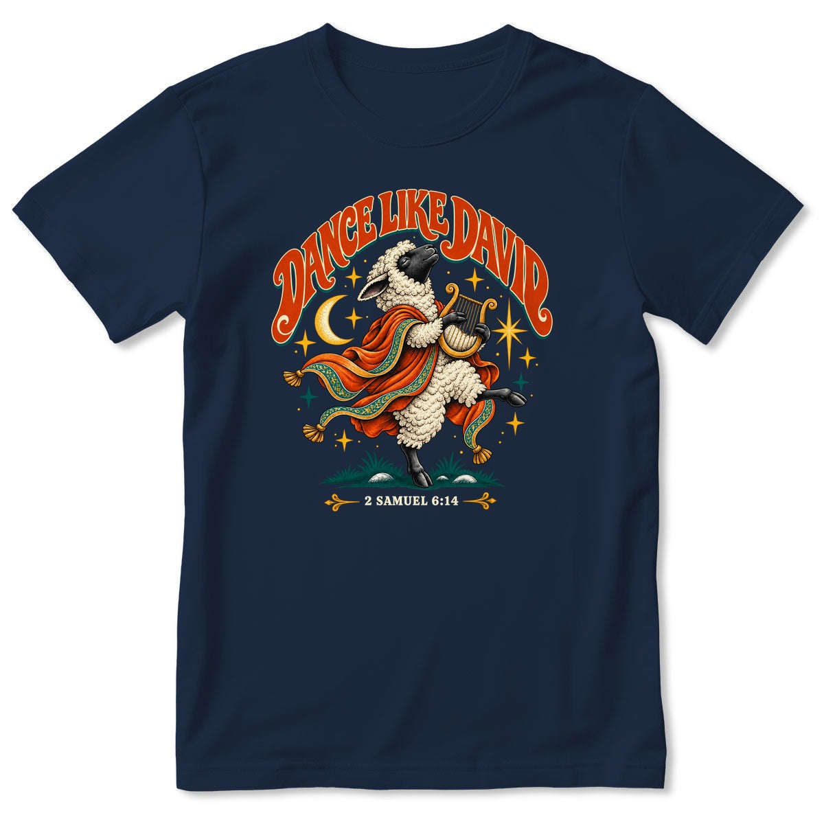 Dance Like David Dancing Sheep, Gift For Christian - 2D Unisex T-shirt