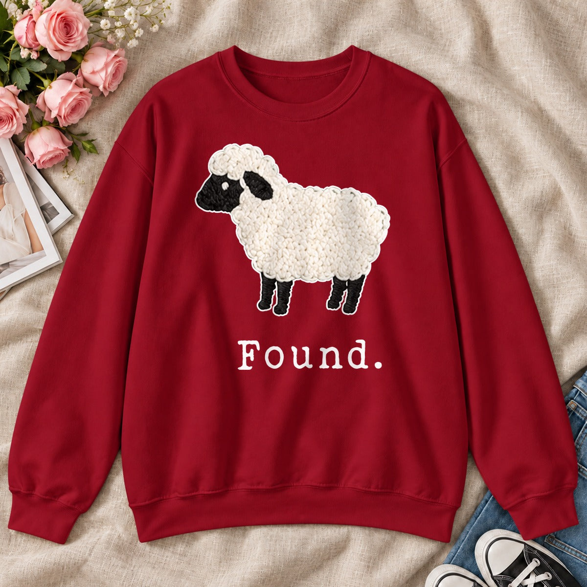 Found, Psalm 2:3, Gift For New Believers - 2D Unisex Sweatshirt