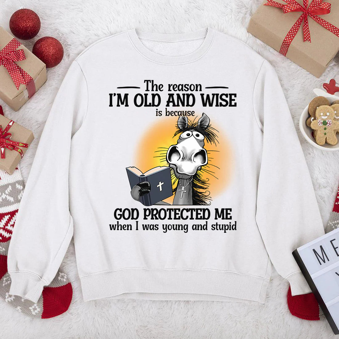 God protected me | 2D Unisex Sweatshirt