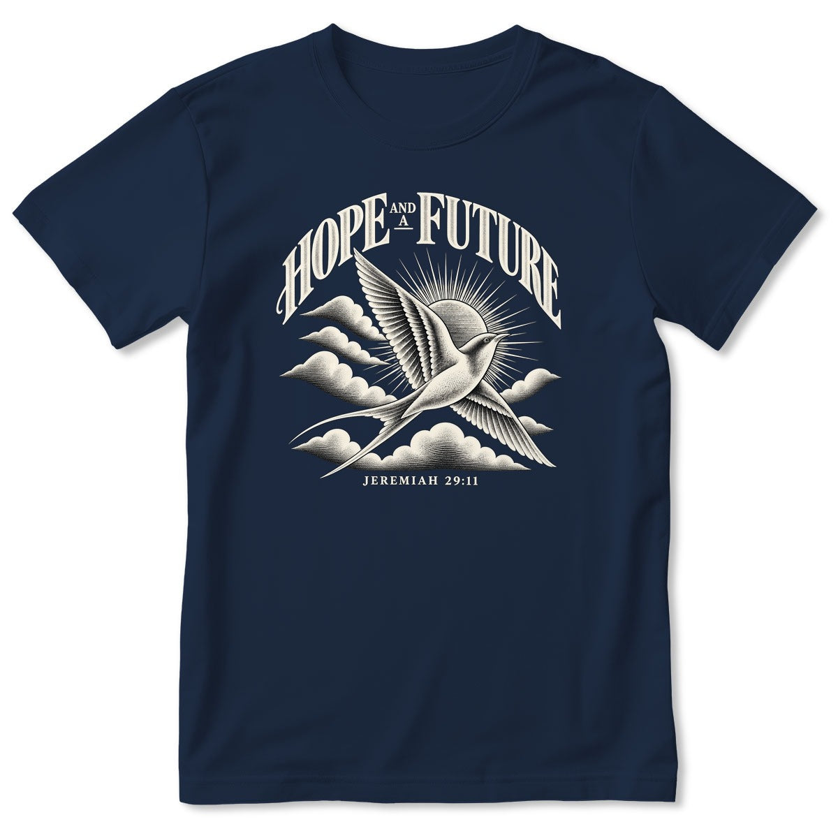 Hope And A Future, Jeremiah 29:11, Gift For Christian - 2D Unisex T-shirt