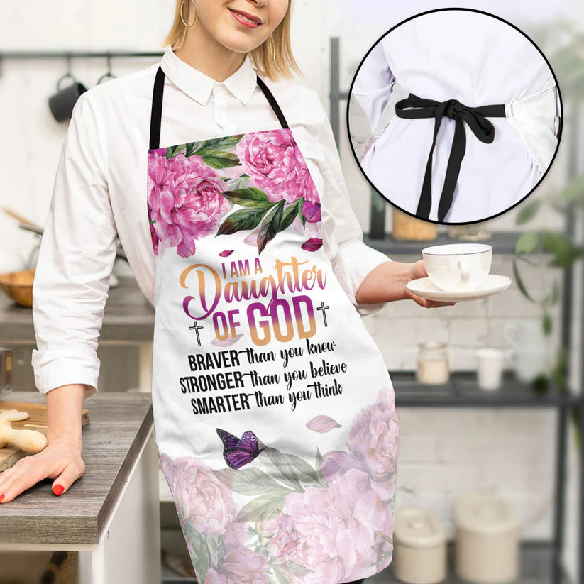 I Am A Daughter Of God - Apron With Neck Strap