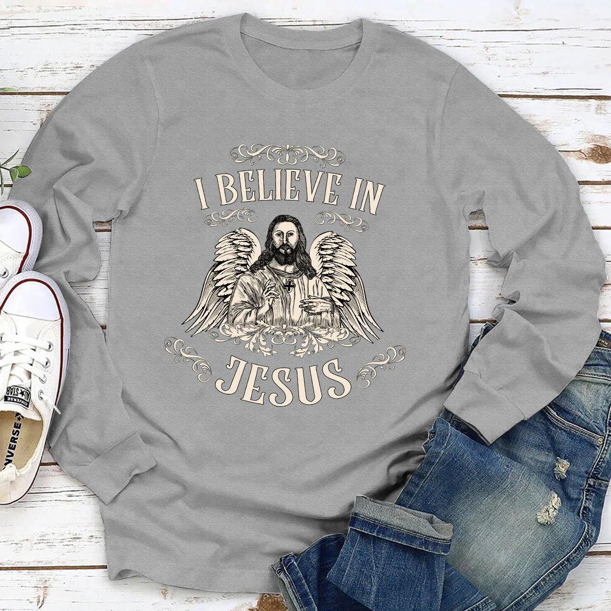 I Believe In Jesus | 2D Unisex Long Sleeve