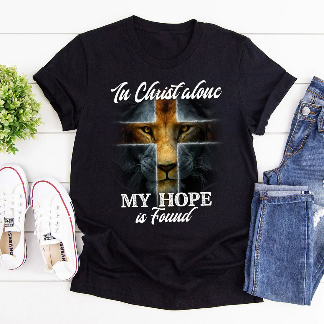 In Christ Alone, I Found My Hope | 2D Unisex T-shirt