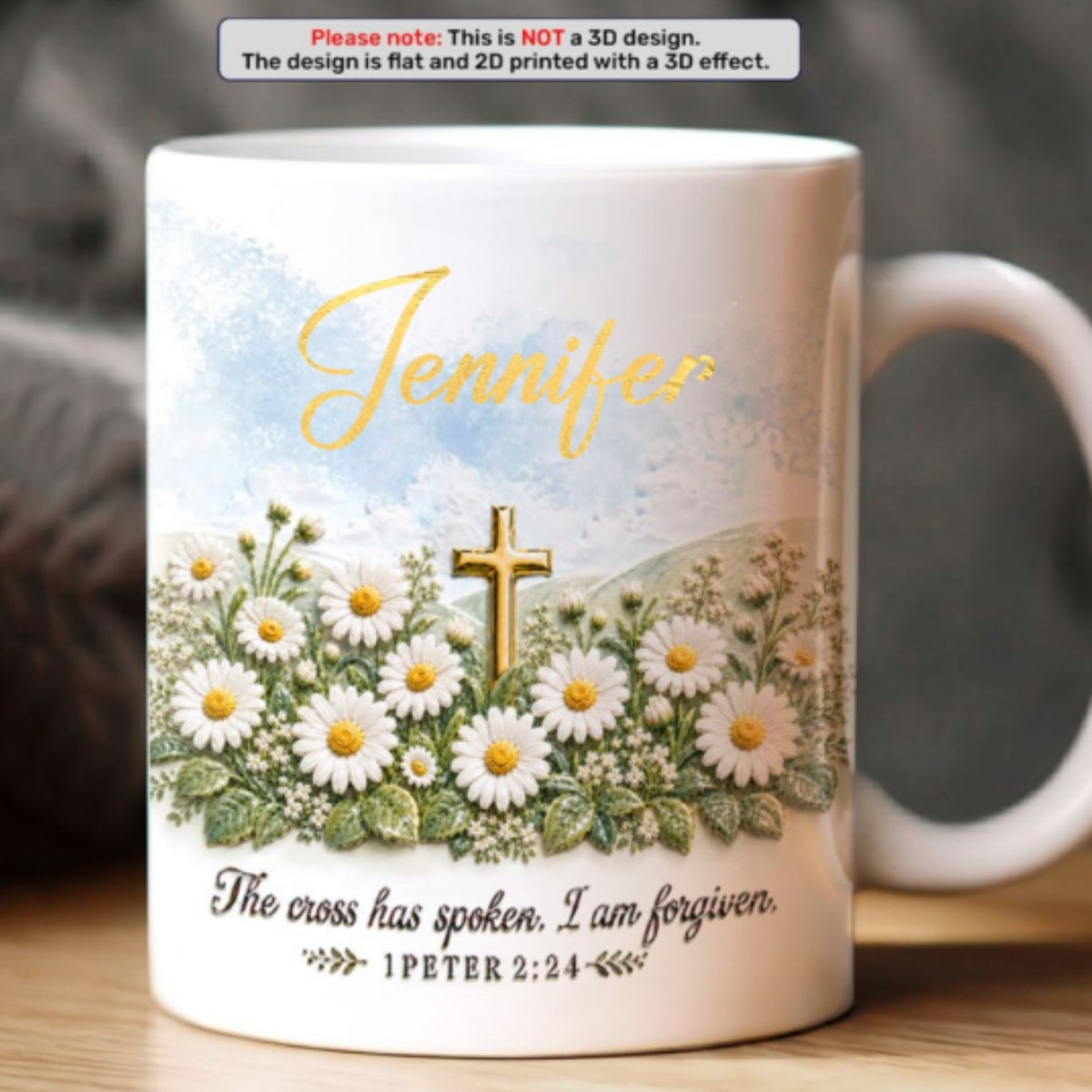 I Am Forgiven, Gift For Women | Personalized Ceramic Coffee Mug