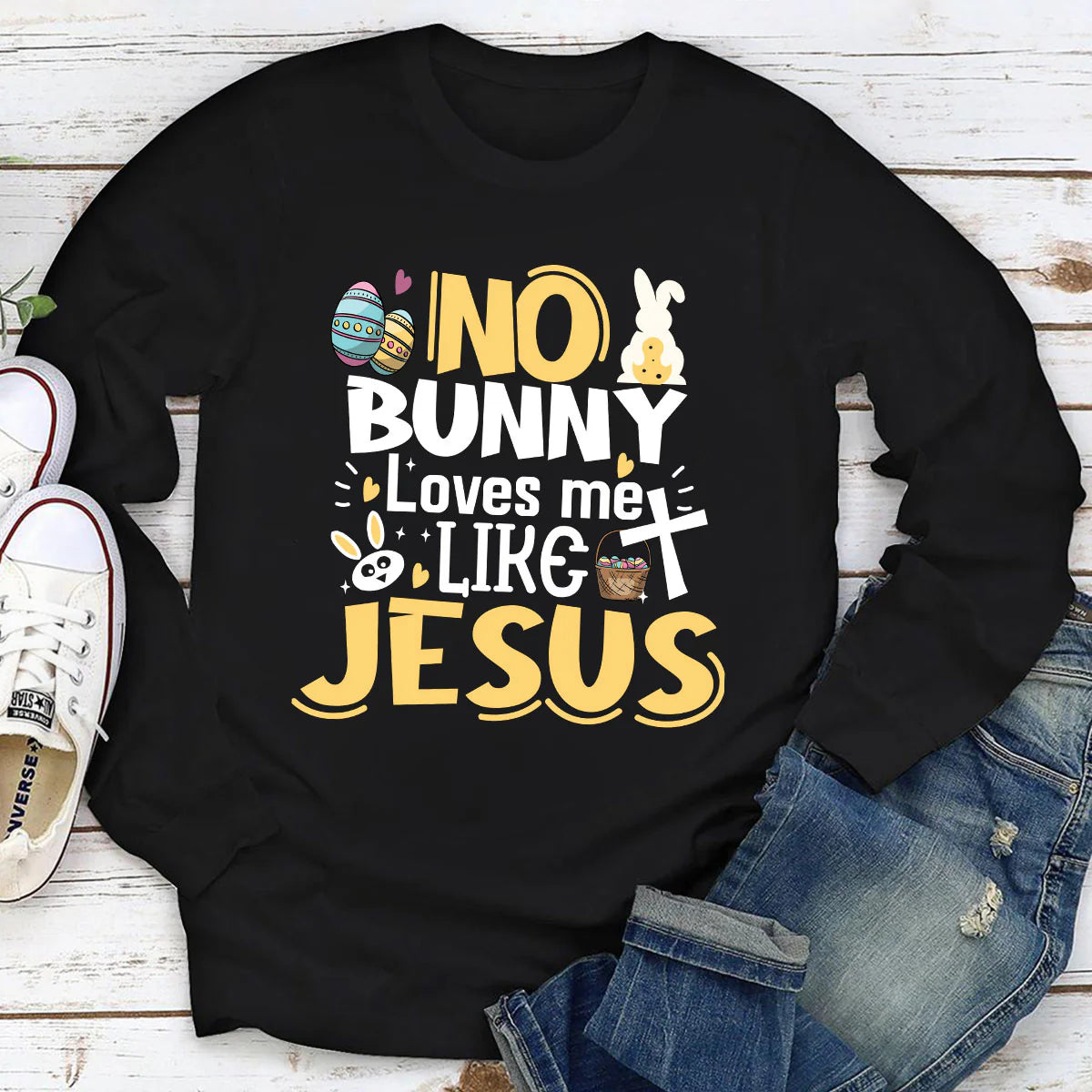Loves Me Like Jesus | 2D Unisex Long Sleeve