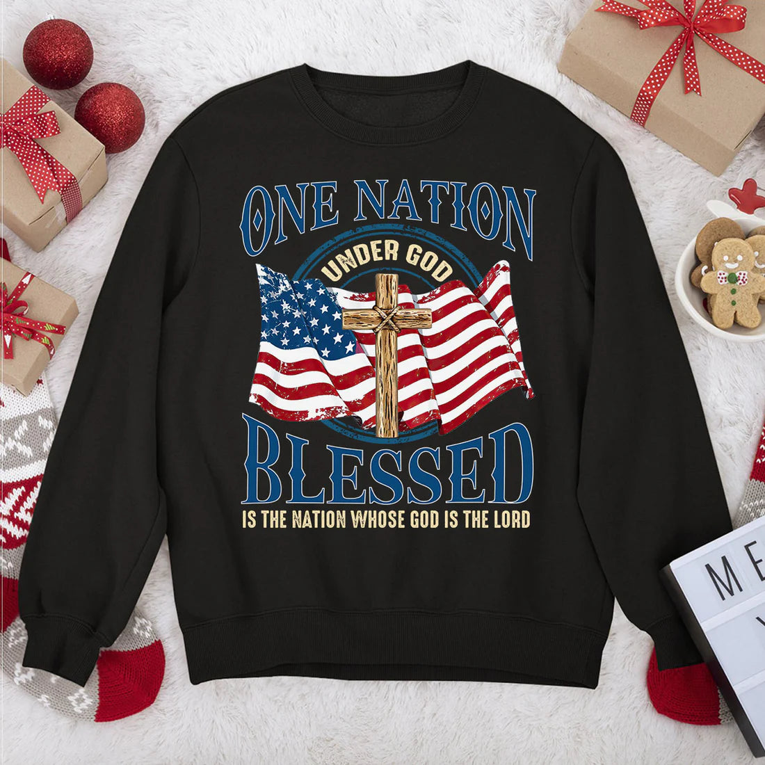 One Nation Under God | 2D Unisex Sweatshirt