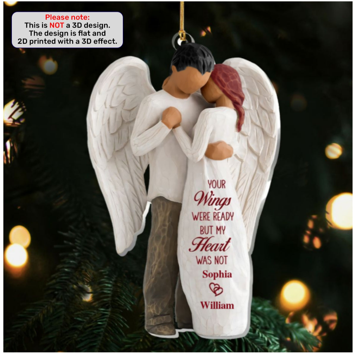 Forever In My Heart, Gift For Self | Personalized 1-Layer Acrylic Ornament