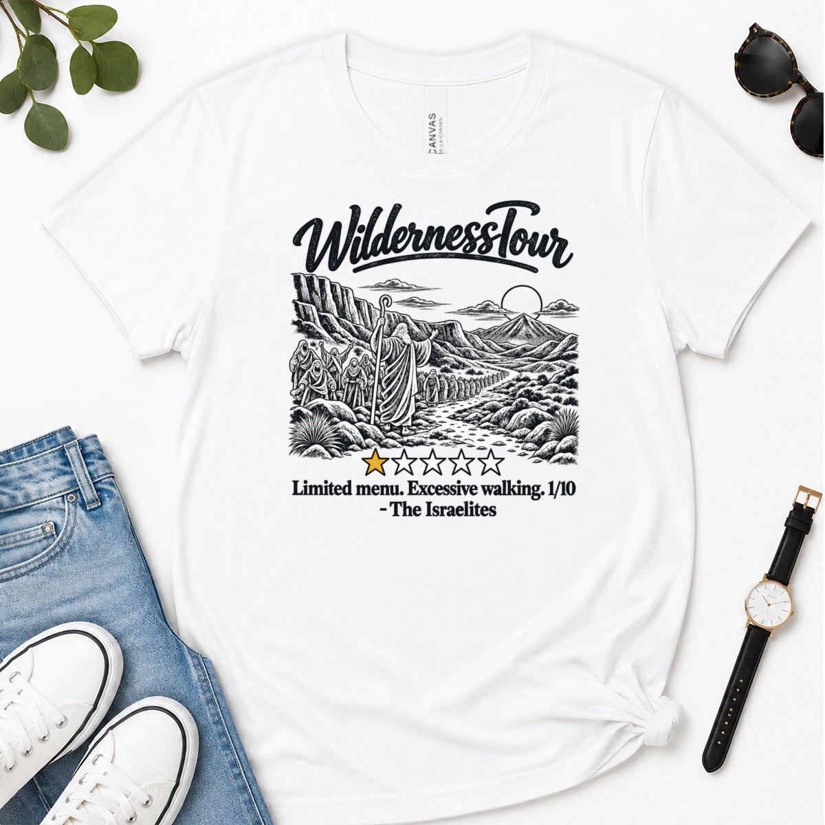 Wilderness Tour Limited Menu Excessive Walking, Gift For Funny Christians - 2D Unisex Premium T-shirt