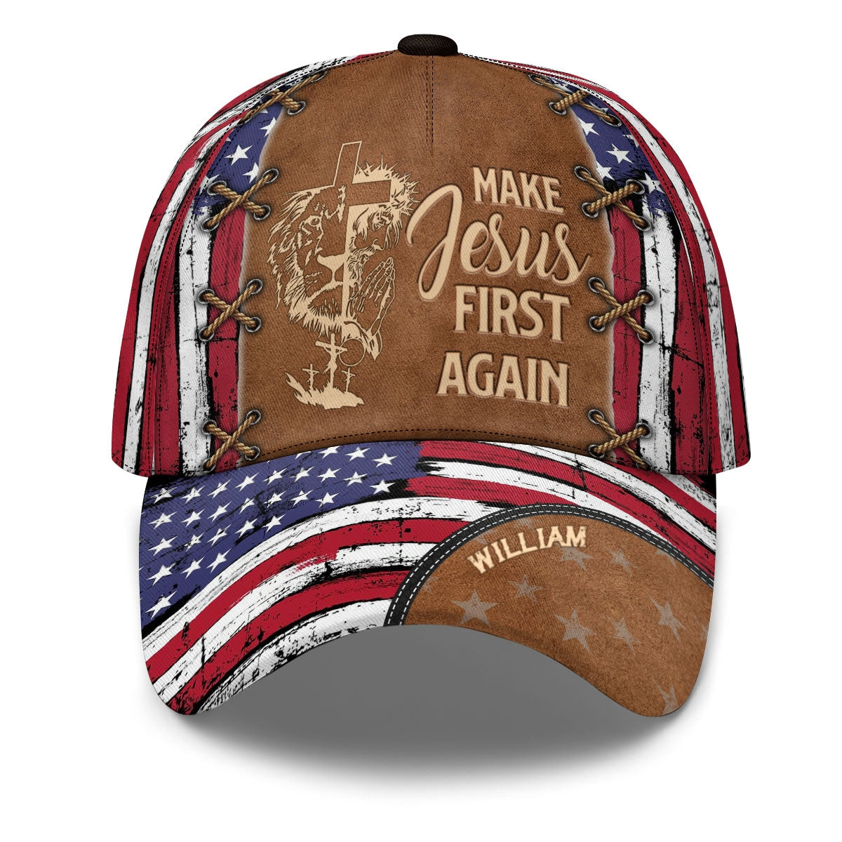 Make Jesus First Again | Personalized Classic Cap