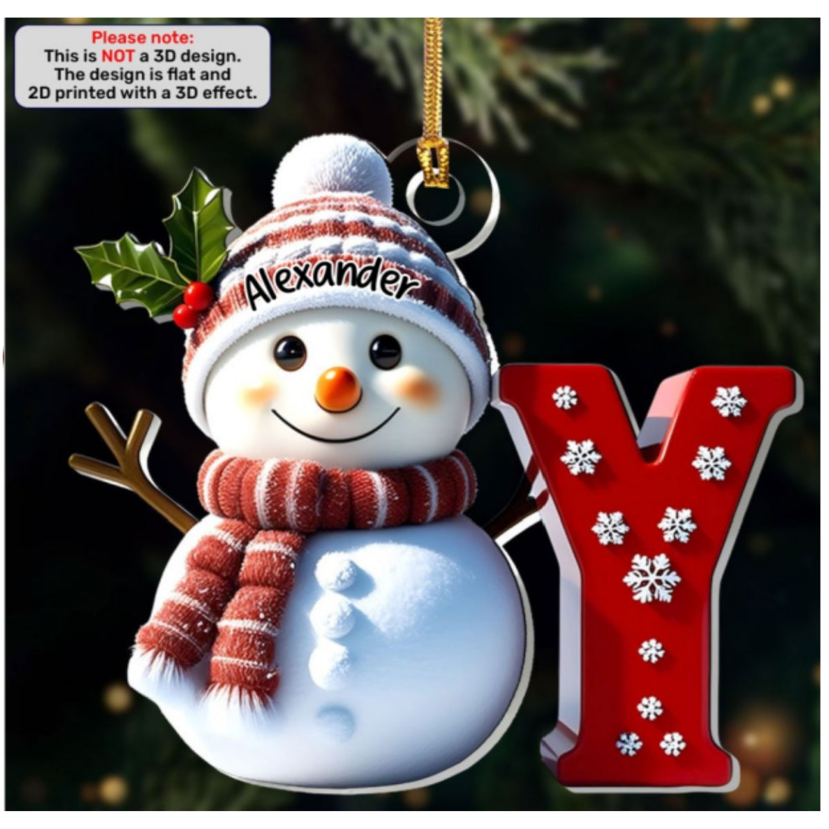 Snowman Merry Christmas, Chrismas Gift For Family - Personalized 1-Layer Acrylic Ornament