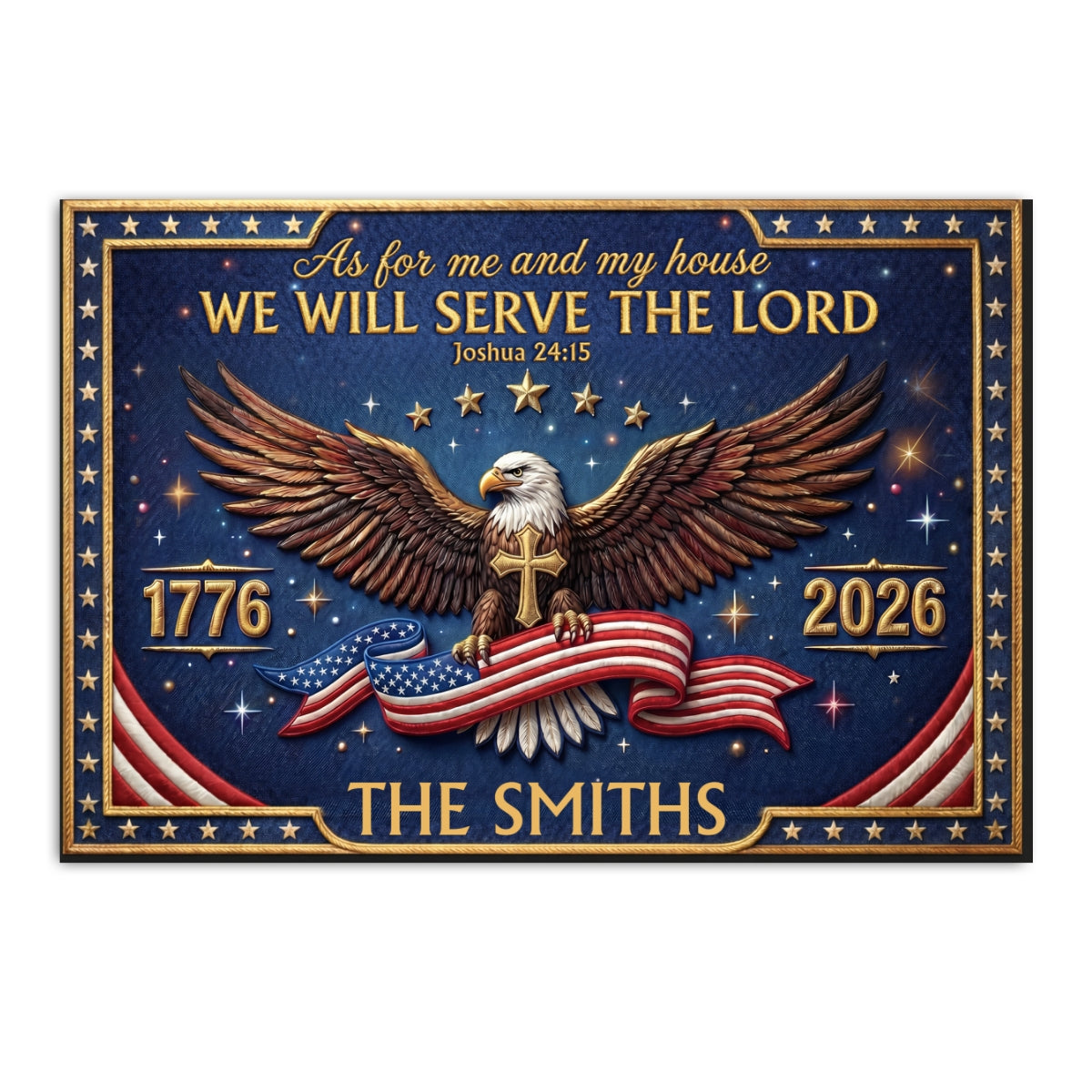 Chosen To Serve Him - Personalized Doormat