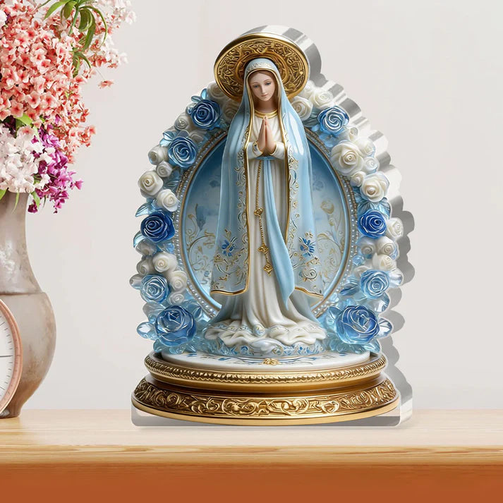 Assumption Of Mary - Custom Shaped Acrylic Plaque