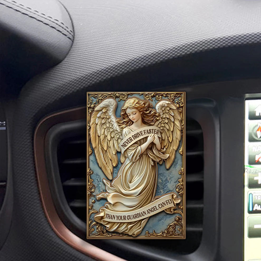 Drive With Faith, Protected By Grace - Car Visor Clip