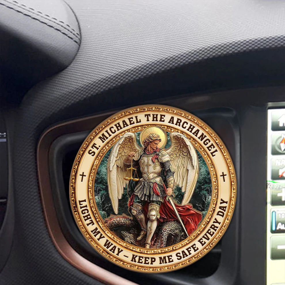 The Scales Of Judgment - Car Visor Clip