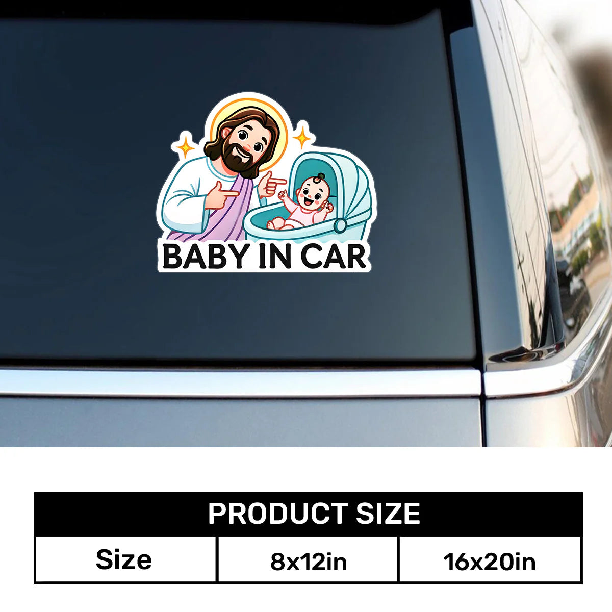 Baby In Car - Sticker