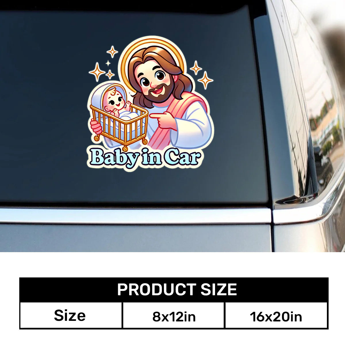 Baby In Car 4 - Sticker
