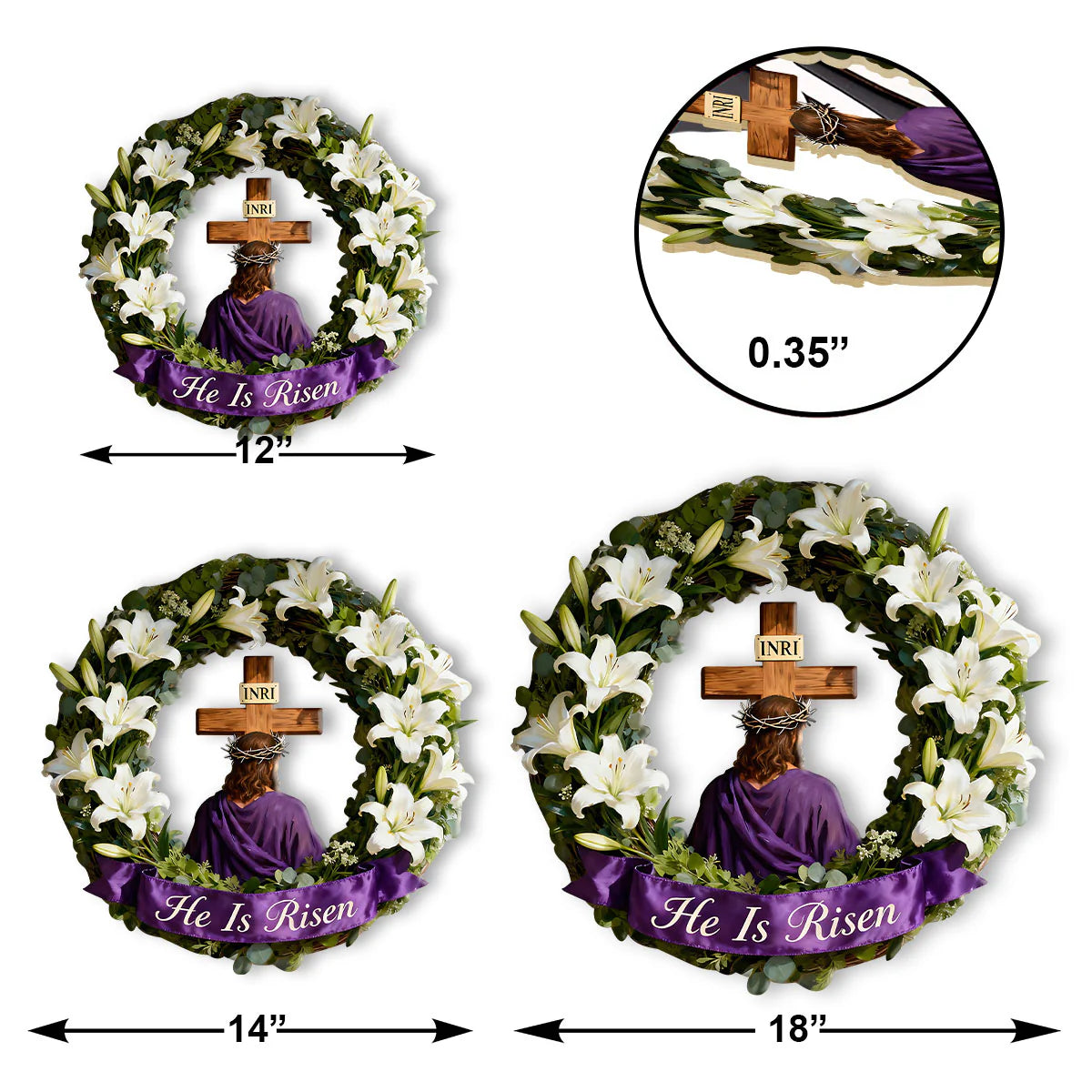 Reflect On The Path Of Sacrifice | Wooden Door Sign