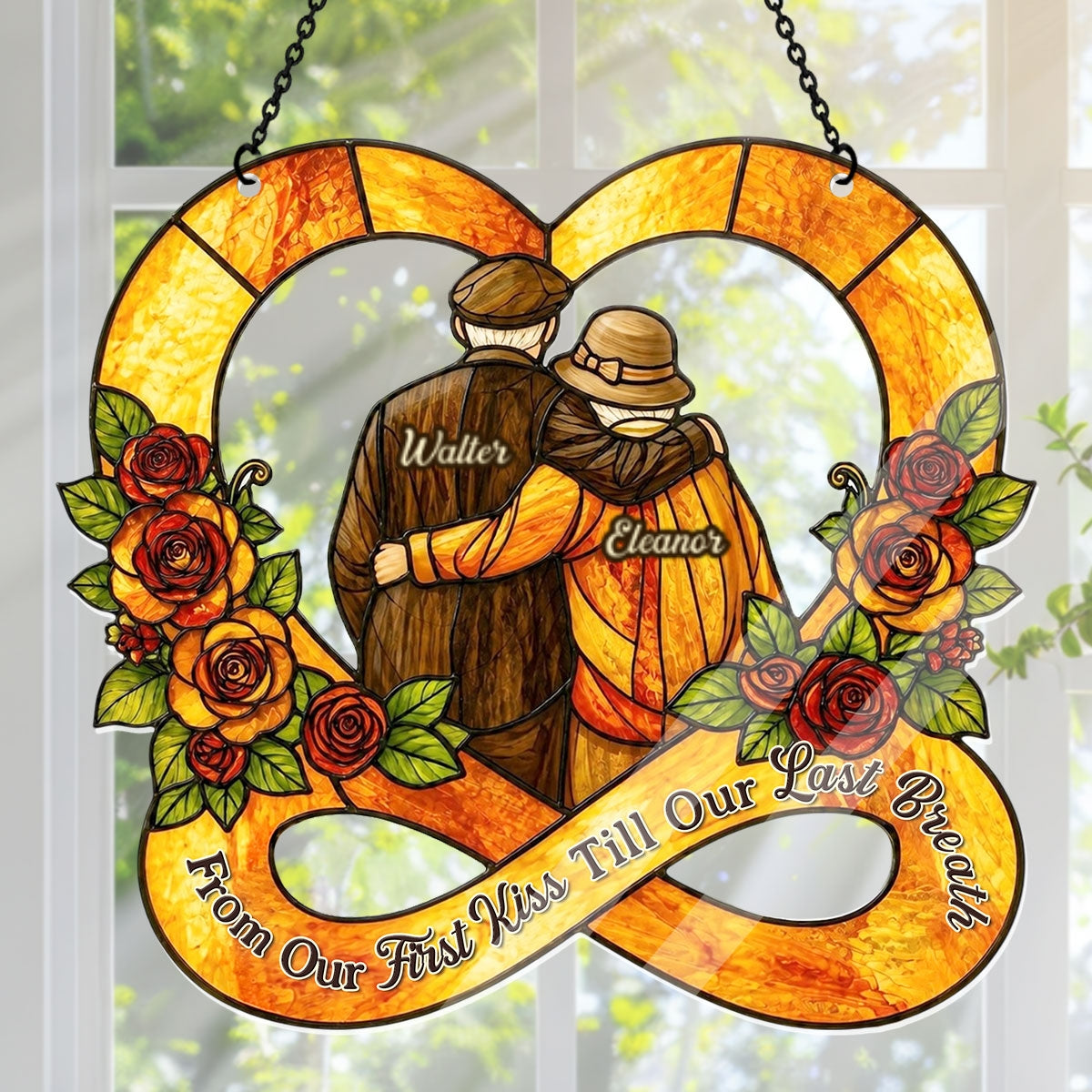 Forever Love Infinity, Love of Eternity | Personalized Acrylic Suncatcher