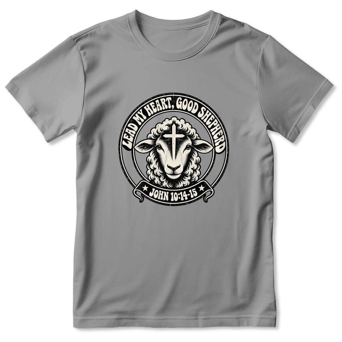 Lead My Heart Good Shepherd, Gift For Christian Mom | 2D Unisex T-shirt