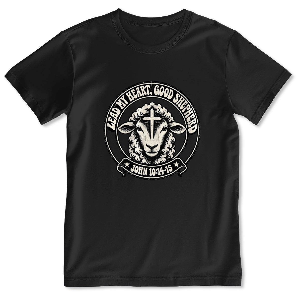 Lead My Heart Good Shepherd, Gift For Christian Mom | 2D Unisex T-shirt