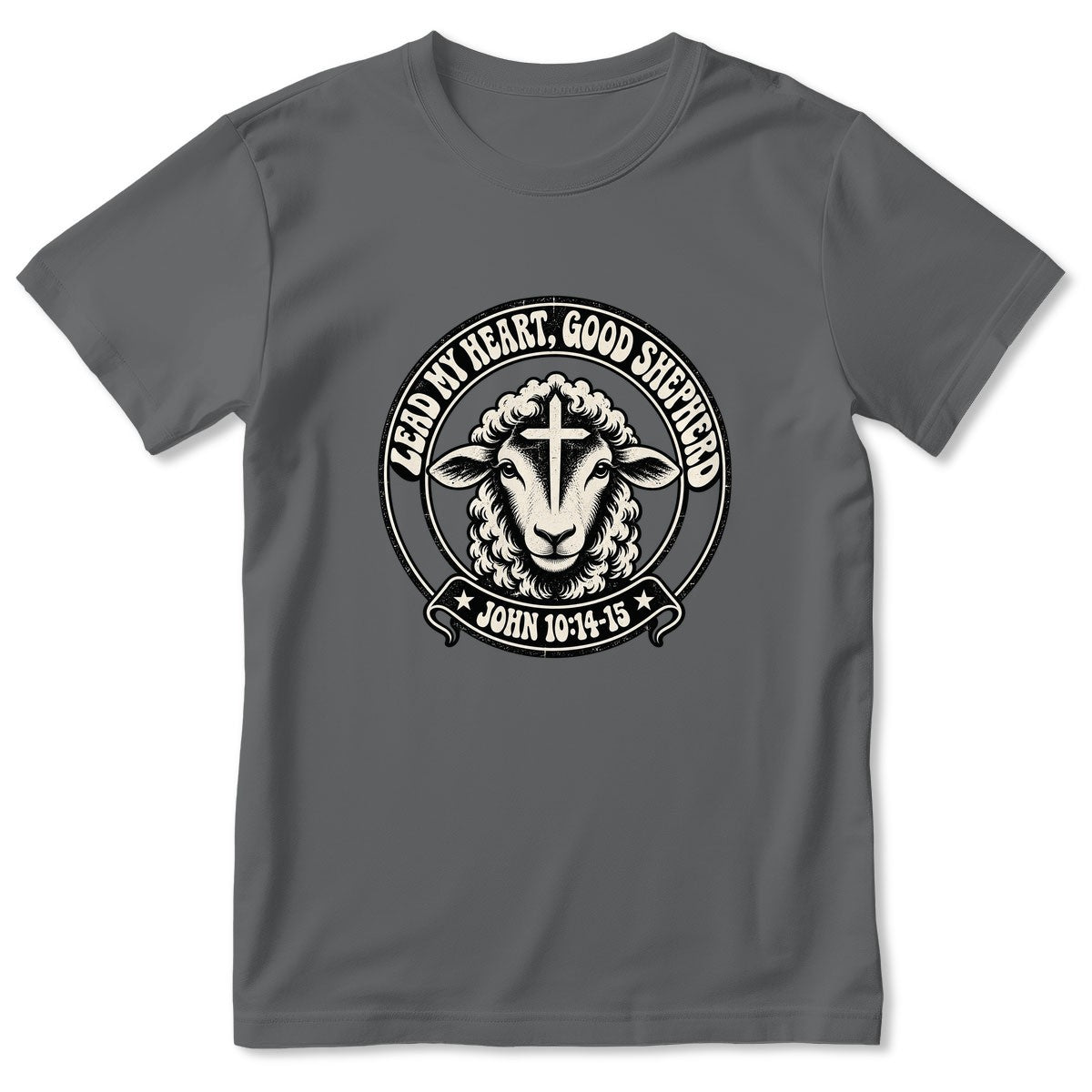 Lead My Heart Good Shepherd, Gift For Christian Mom | 2D Unisex T-shirt