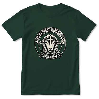 Lead My Heart Good Shepherd, Gift For Christian Mom | 2D Unisex T-shirt