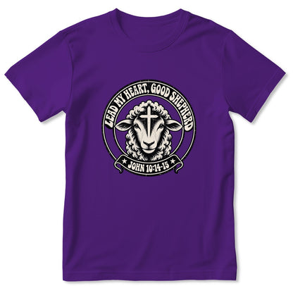Lead My Heart Good Shepherd, Gift For Christian Mom | 2D Unisex T-shirt