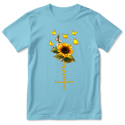 Faith Sunflower | Personalized 2D Unisex T-shirt