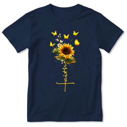 Faith Sunflower | Personalized 2D Unisex T-shirt