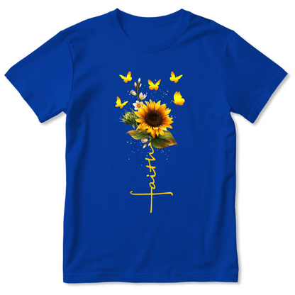 Faith Sunflower | Personalized 2D Unisex T-shirt