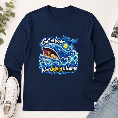 Get In Loser We're Goghing To Nineveh, Gift For Art Teacher | 2D Unisex Long Sleeve