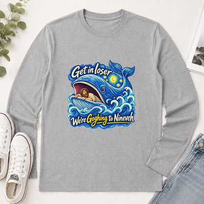 Get In Loser We're Goghing To Nineveh, Gift For Art Teacher | 2D Unisex Long Sleeve