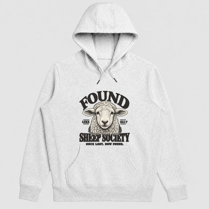 Found Sheep Society Once Lost Now Found, Gift For New Believer | 2D Unisex Hoodie