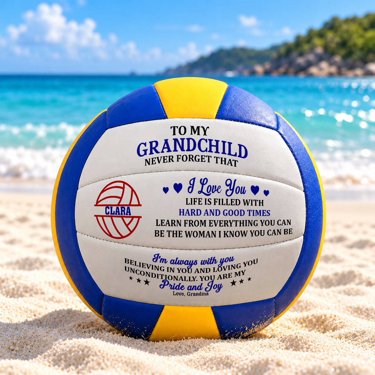 Believe In You, Gift For Loved One | Personalized Volleyball