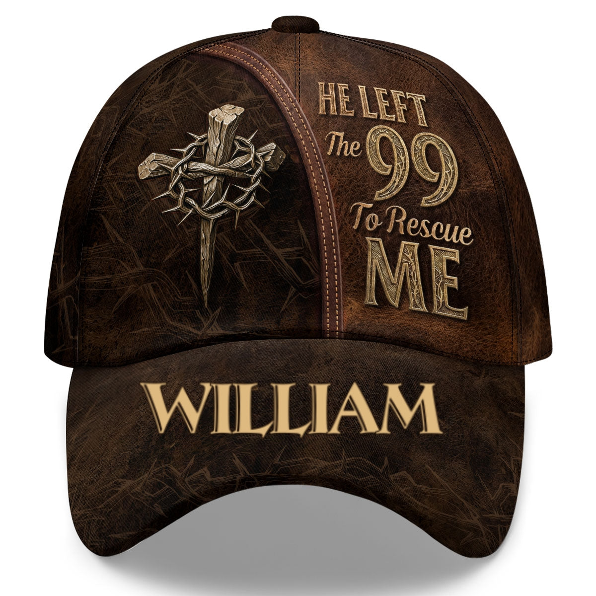 He Left The 99 To Rescue Me | Personalized Classic Cap