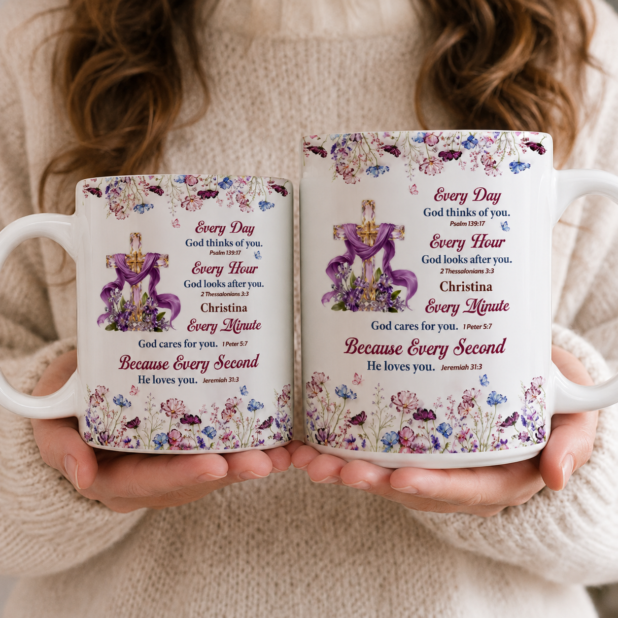 Always Loved By God, Gift of Love | Personalized Ceramic Coffee Mug