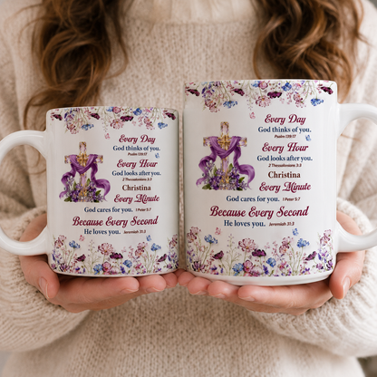 Always Loved By God, Gift of Love | Personalized Ceramic Coffee Mug