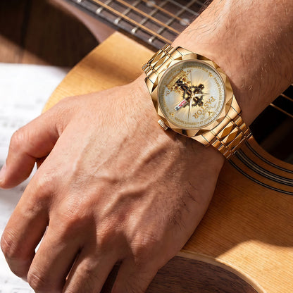 To Our Pastor For Having The Heart Of A Servant Leader - Personalized Men's Wrist Watch