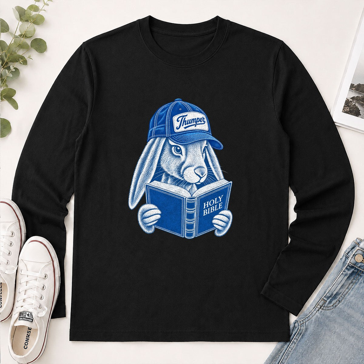 Bible Thumper, Gift For Sunday School Teacher | 2D Unisex Long Sleeve