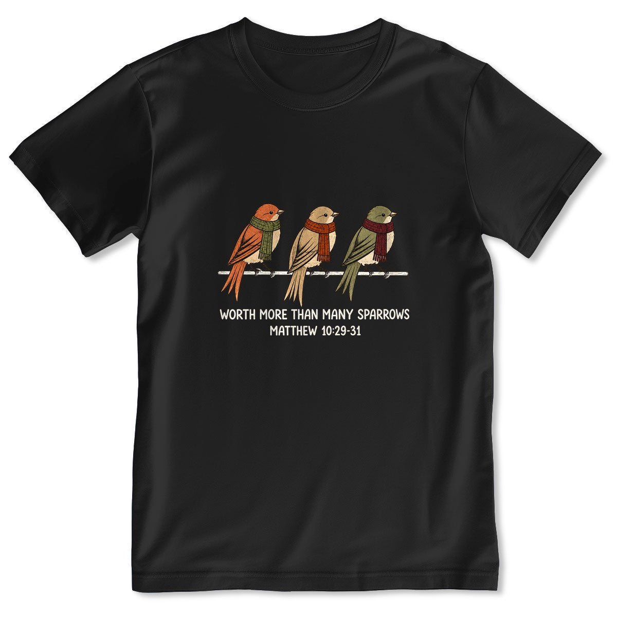 Worth More Than Many Sparrows, Gift For Grandma | 2D Unisex T-shirt
