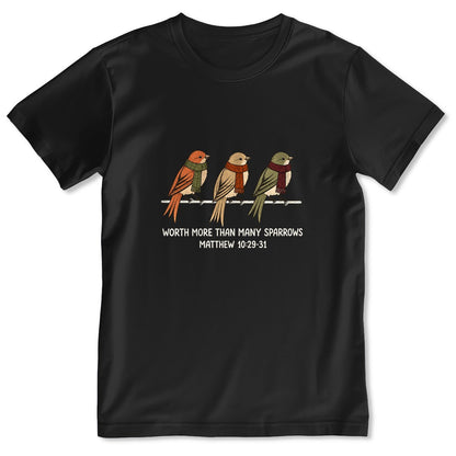 Worth More Than Many Sparrows, Gift For Grandma | 2D Unisex T-shirt