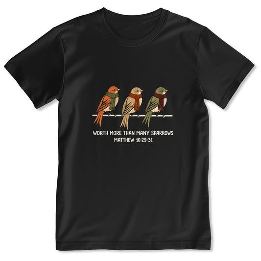 Worth More Than Many Sparrows, Gift For Grandma | 2D Unisex T-shirt