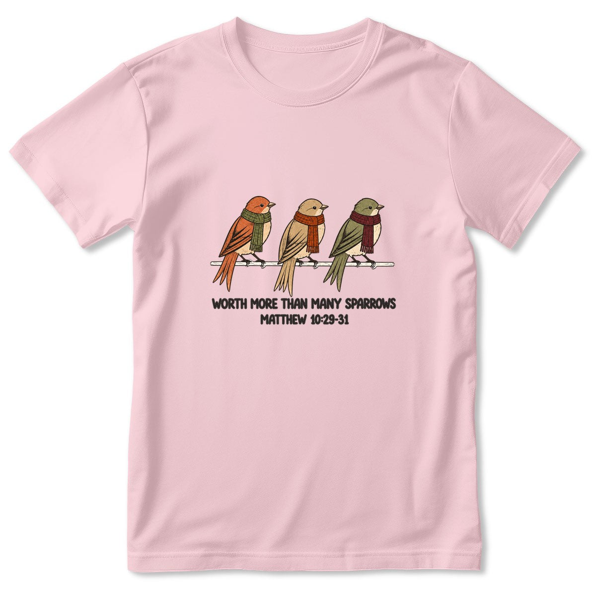 Worth More Than Many Sparrows, Gift For Grandma | 2D Unisex T-shirt