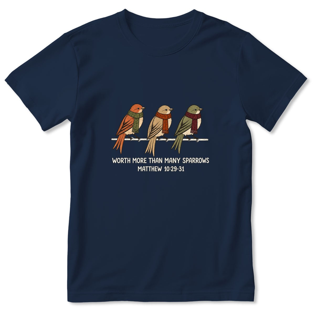 Worth More Than Many Sparrows, Gift For Grandma | 2D Unisex T-shirt