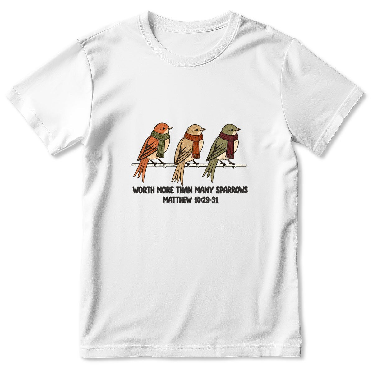 Worth More Than Many Sparrows, Gift For Grandma | 2D Unisex T-shirt